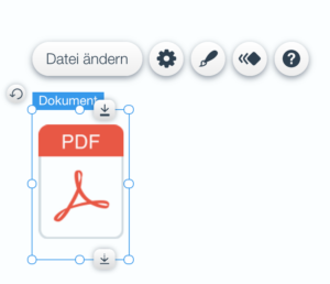 PDF Icon, auf Klick öffnet sich das PDF