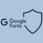 Icon, dass die datenschutzkonforme Einbindung von Google Fonts abbilden soll