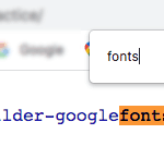Quelltext mit der Suchfunktion: Google Fonts