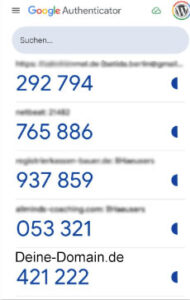 Google Authentificator zur Zwei-Faktor-Anmeldung (Wordfence)